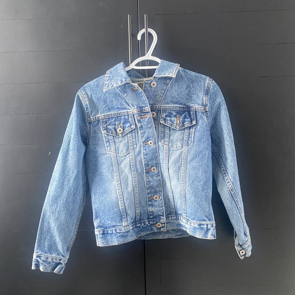 Large Reflect Jeans Denim Jacket